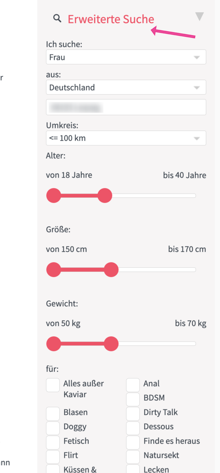 Suchfilter